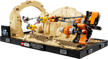 Preview: LEGO® Star Wars™ - 75380 - Podrennen in Mos Espa – Diorama